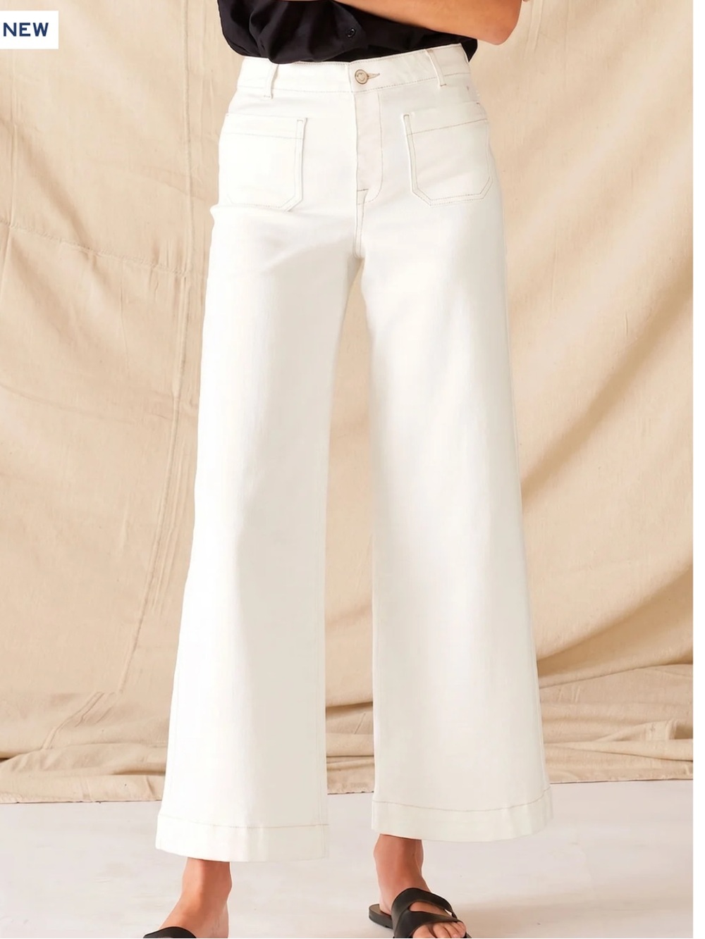 MerSea Voyager Sailor Cropped Wide Leg